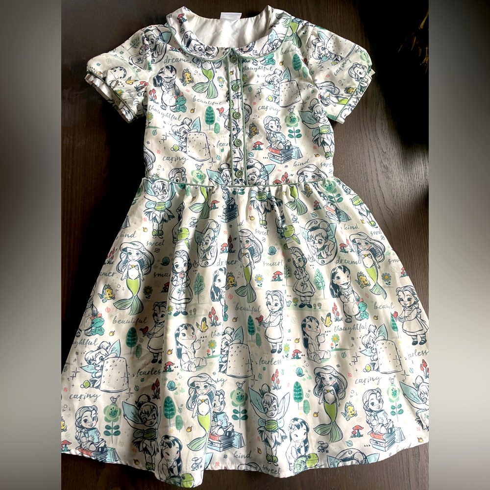 Disney Animator’s Collection Princess Kids Dress.  Size 9-10